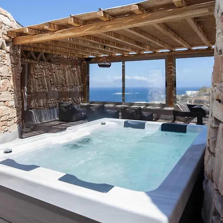 Ultimate Mykonian With Pool Jacuzzi And View Villa *