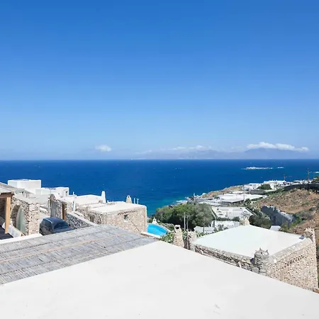 ヴィラ Ultimate Mykonian With Pool Jacuzzi And View Mykonos Town