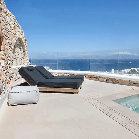 Ultimate Mykonian With Pool Jacuzzi And View * Mykonos Town