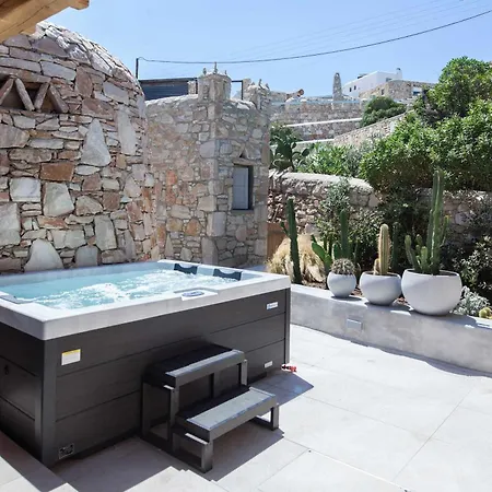 Ultimate Mykonian With Pool Jacuzzi And View ヴィラ