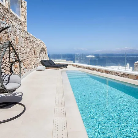 Ultimate Mykonian With Pool Jacuzzi And View * Mykonos Town